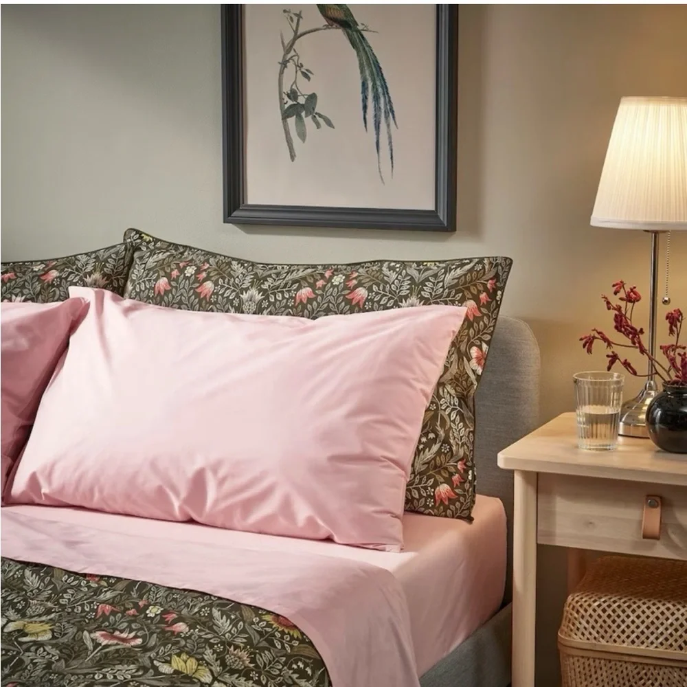 IKEA Soft Pink Bedding Sheets